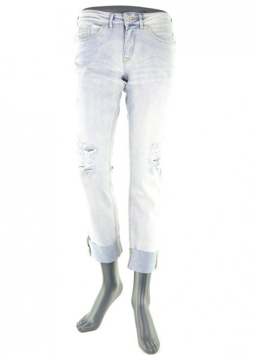 Bseda Casual Bleached Destroyed Jeans Bseda Casual Bleached Destroyed Jeans