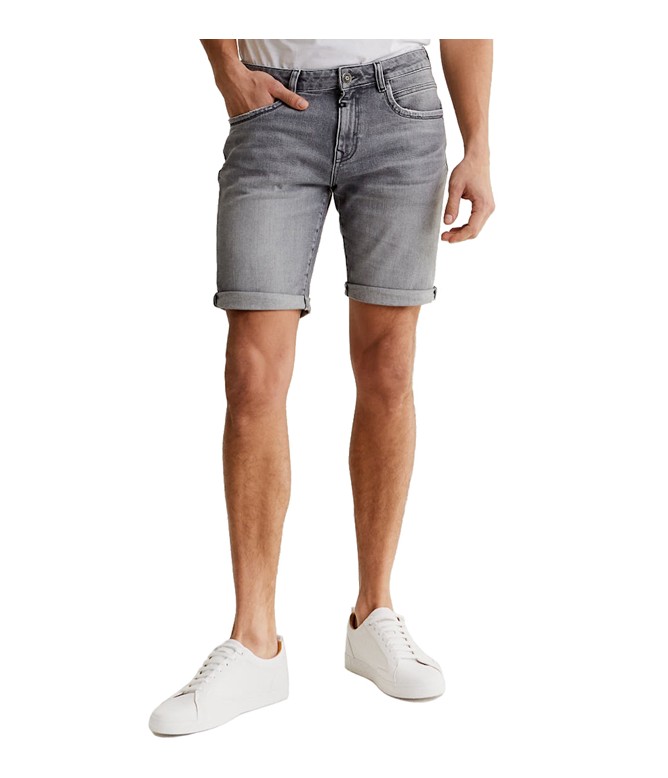 Dennis Grey Jeans Shorts Herren