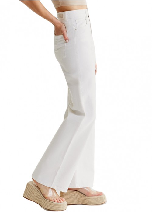 Maria White Culott Jeans