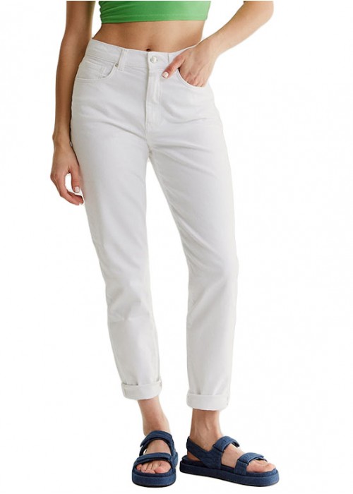 Lynn White High Waist Jeans