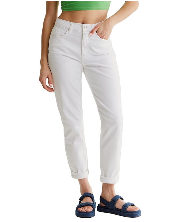 Lynn White High Waist Jeans