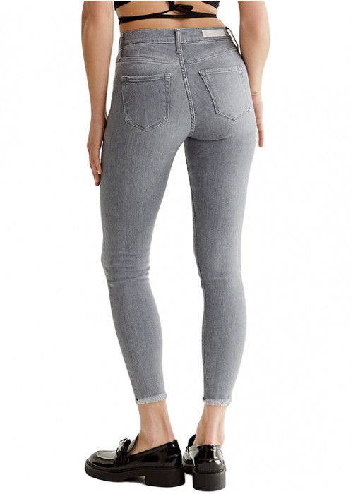 Lina Stone Grey Skinny Jeans