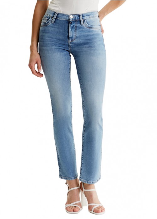 Hannah Light Blue Straight Denim Jeans