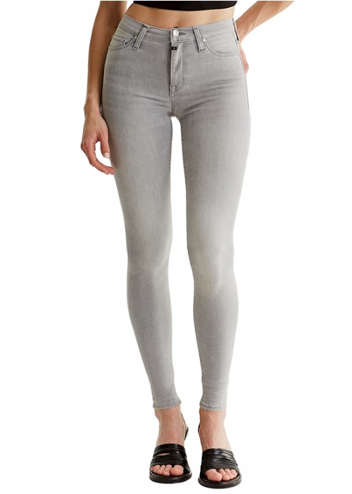 Sophia Stone Grey High Waist Jeans