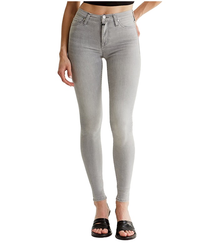 Sophia Stone Grey High Waist Jeans