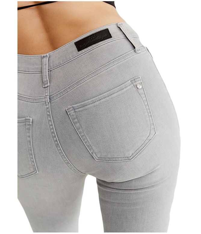 Sophia Stone Grey High Waist Jeans