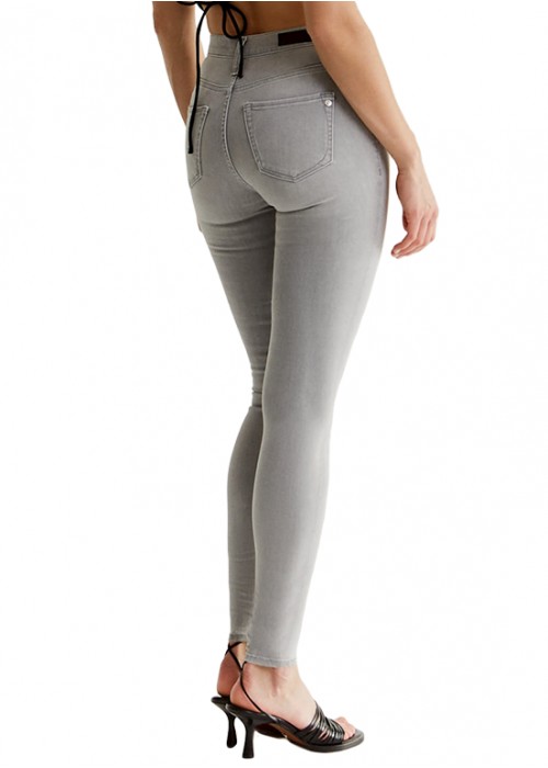 Sophia Stone Grey High Waist Jeans