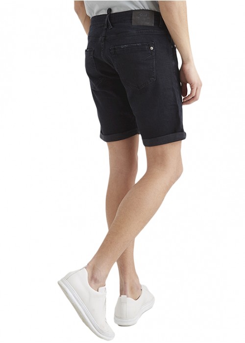Dennis Black Jeans Shorts Herren