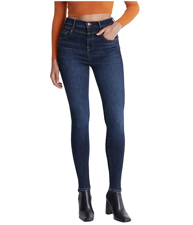 Lisa Deep Blue Vintage Reshape Super Skinny