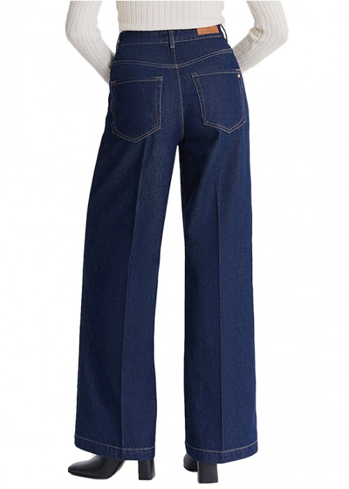 Maria Raw Dark Blue Culott Jeans