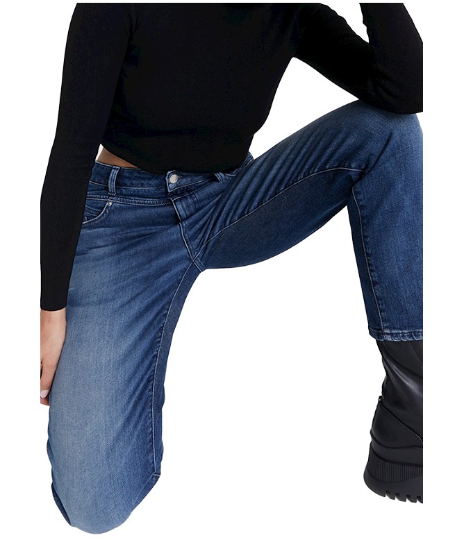 Victoria Dark Blue Mom Jeans