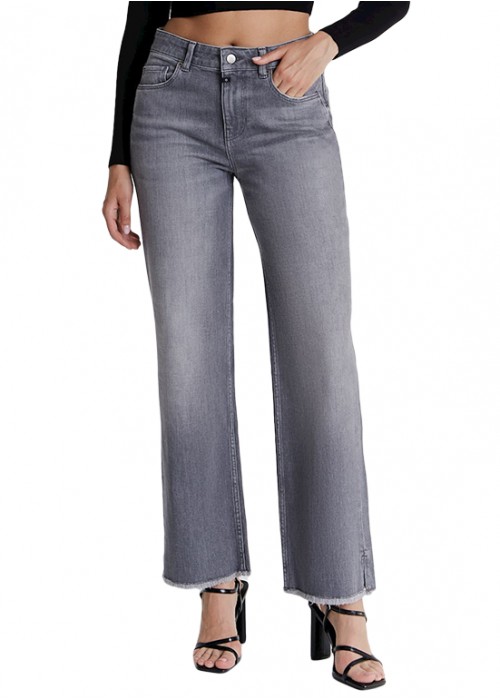 Sandra Smoke Grey Vintage Culotte Jeans