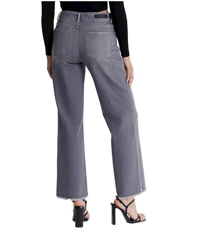 Sandra Smoke Grey Vintage Culotte Jeans