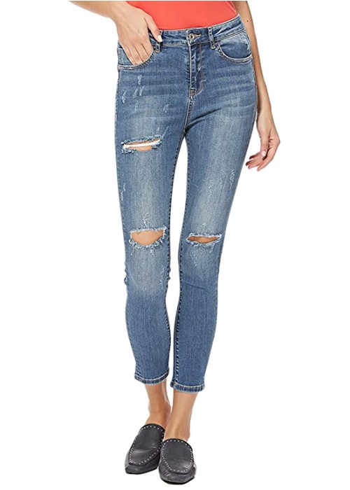 Miss Sixty Dark Blue Destroyed Denim Jeans Miss Sixty Dark Blue Destroyed Denim Jeans