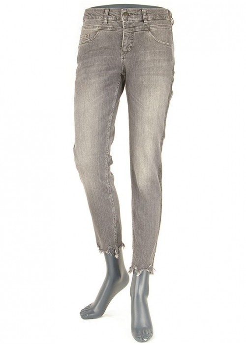 Oui Grey Denim Jeans mit Glitzergalon Oui Grey Denim Jeans mit Glitzergalon