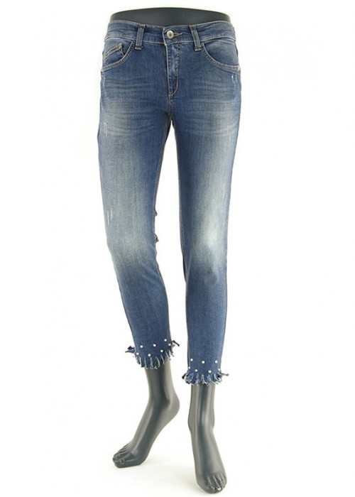 Pierre Cardin - Pearl Skinny Jeans Dunkelblau Vorderansicht Pierre Cardin - Pearl Skinny Jeans Dunkelblau Vorderansicht
