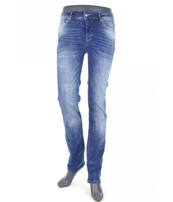 Vero Moda - Flashy New Straight Jeans Blau Vorderansicht