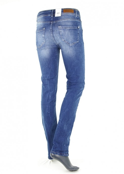Vero Moda - Flashy New Straight Jeans Blau Rückansicht