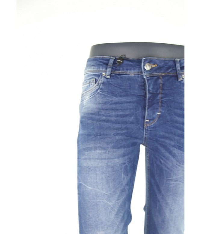 Vero Moda - Flashy New Straight Jeans Blau Nahaufnahme