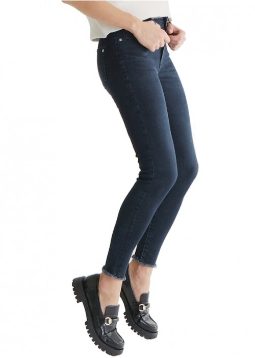 Cup of Joe - Lina Blue Black Skinny COJ Jeans