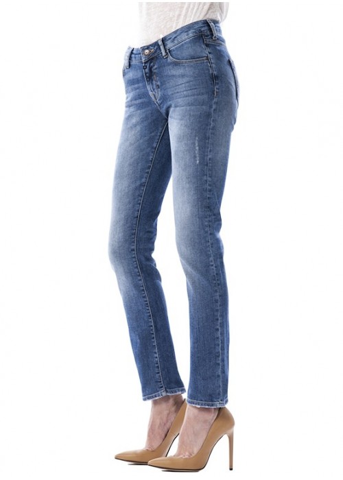 Susan Medium Blue Straight Jeans