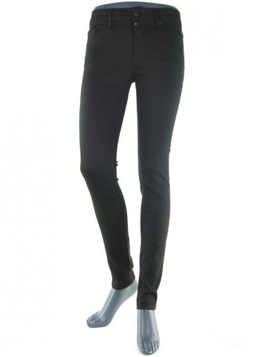 Sylvia Stay Black High Waist Super Skinny Jeans