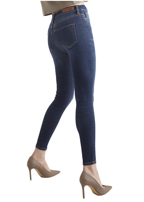 Sophia Dark Vintage Blue High Waist Jeans