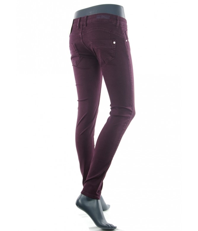 Gina Wine Skinny Denim Jeans