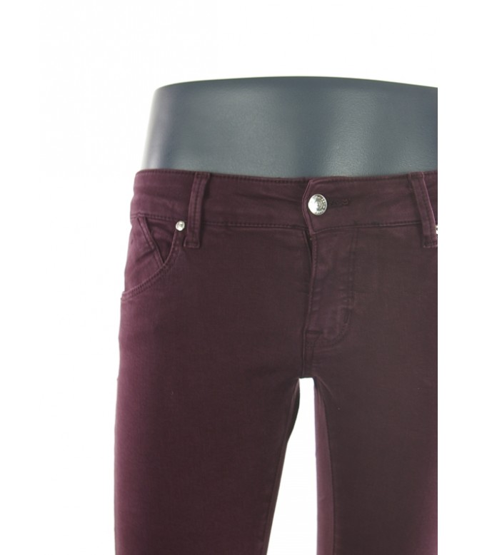 Gina Wine Skinny Denim Jeans