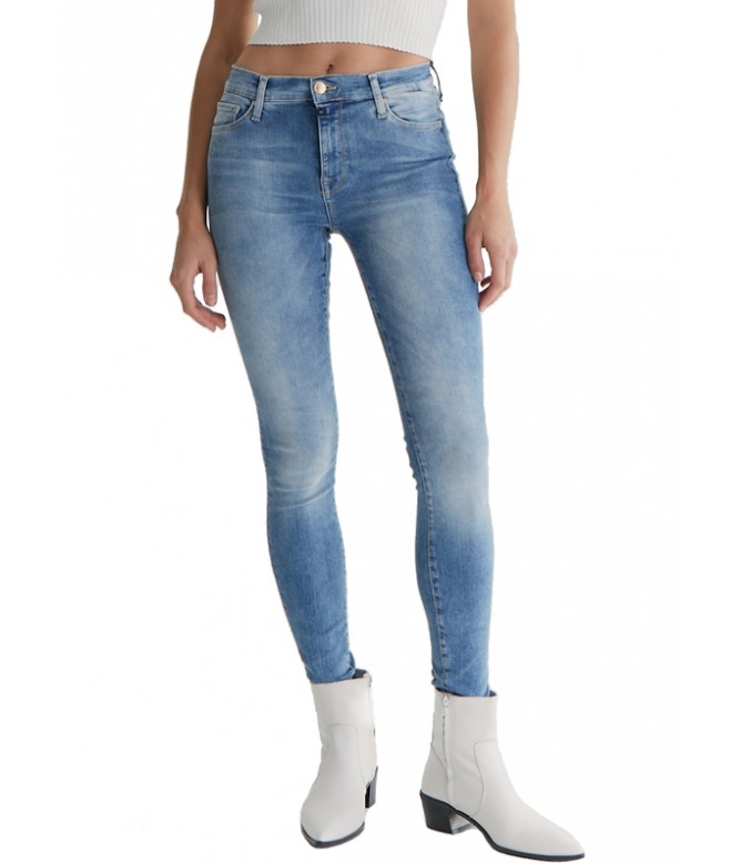 Sophia Medium Blue High Waist Jeans