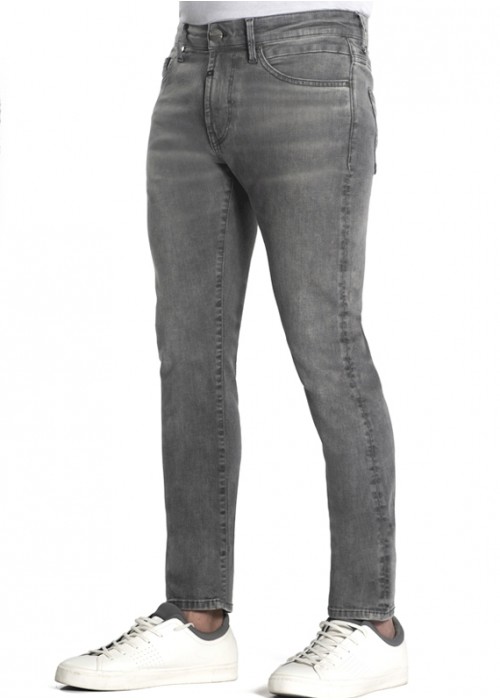 Leo Grey Vintage Slim Fit Wellflex Herren