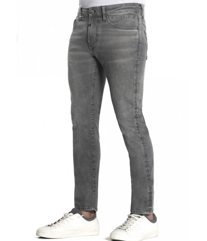 Leo Grey Vintage Slim Fit Wellflex Herren