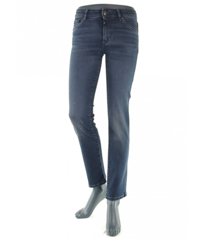 Nicole Blue Black Straight Denim Jeans