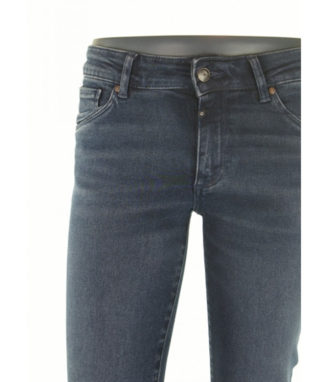 Nicole Blue Black Straight Denim Jeans