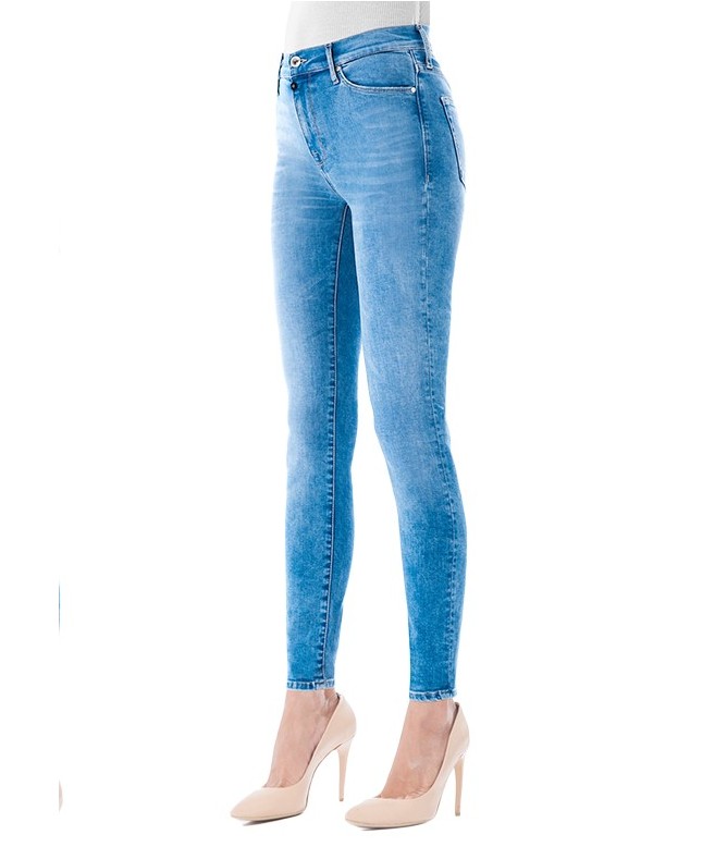 Sophia Ceramic Blue High Waist Jeans