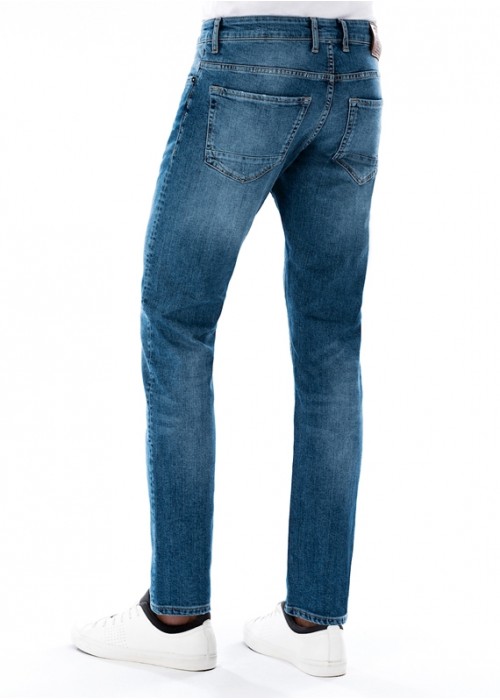 Cup of Joe - Rick Medium Blue Straight Denim Jeans Blau Herren