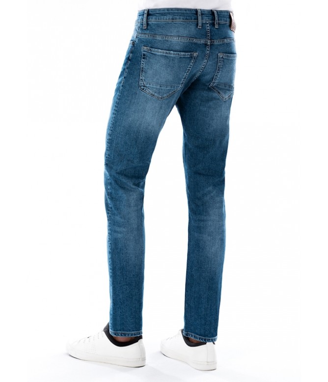 Cup of Joe - Rick Medium Blue Straight Denim Jeans Blau Herren