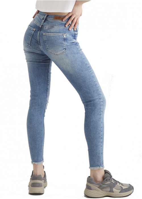 Lina Blue High Waist Jeans