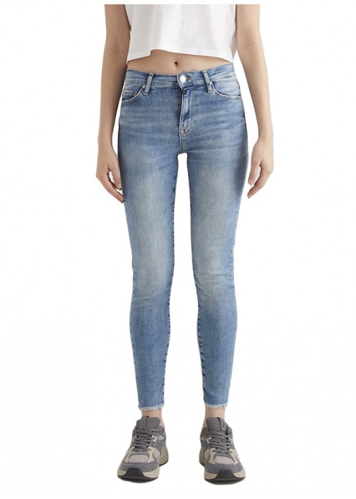 Lina Blue High Waist Jeans