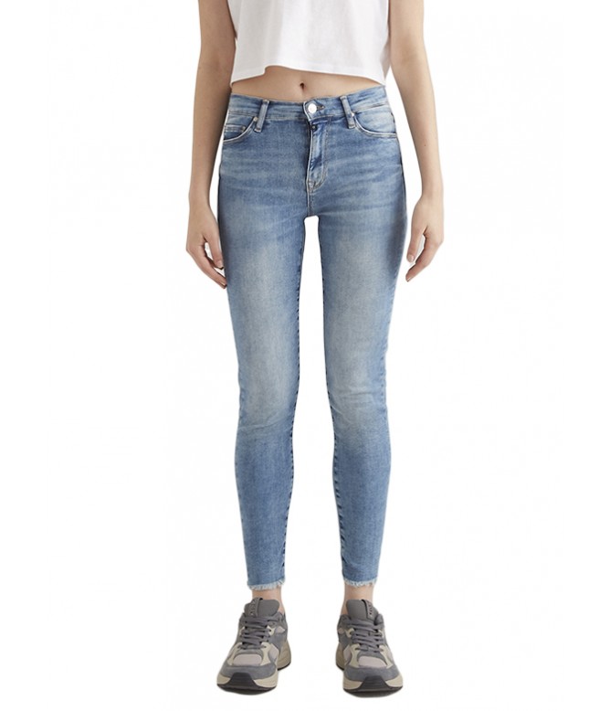 Lina Blue High Waist Jeans