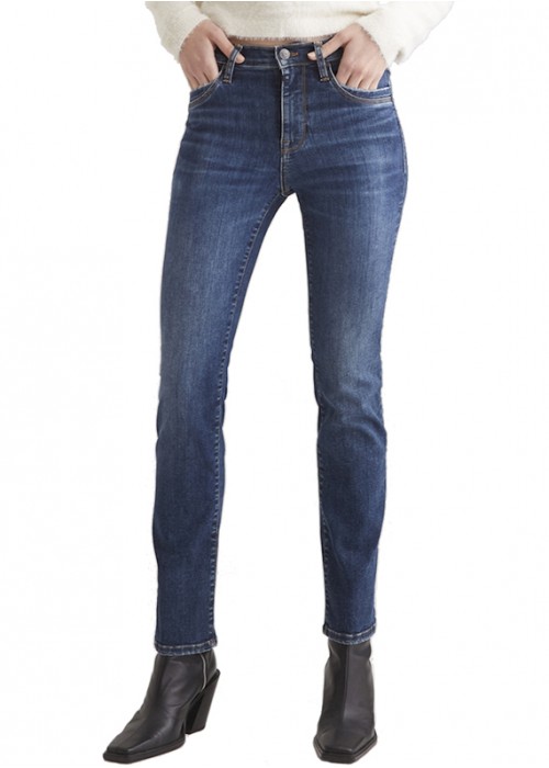Hannah True Blue Straight Denim Jeans