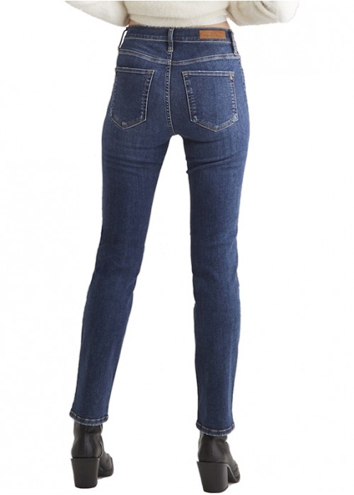 Hannah True Blue Straight Denim Jeans