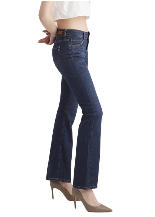 Laura Dark Blue Vintage Bootcut Jeans