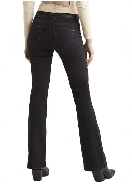 Laura Black Vintage Bootcut Jeans