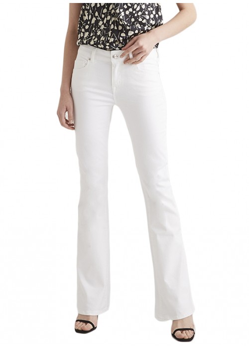 Laura White Flare Bootcut Jeans