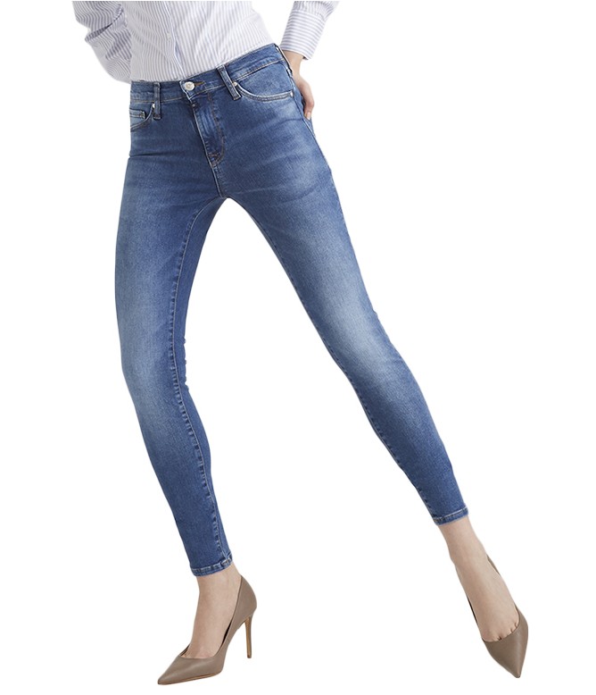 Sophia Blue Vintage High Waist Jeans