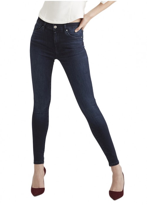 Sophia Blue Black High Waist Jeans