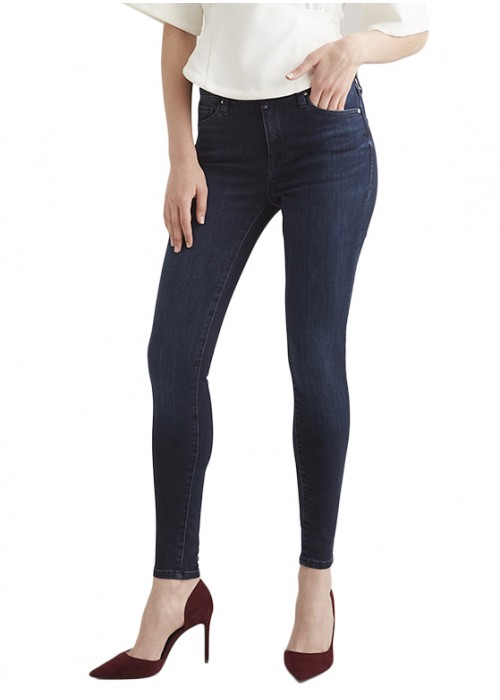 Sophia Blue Black High Waist Jeans