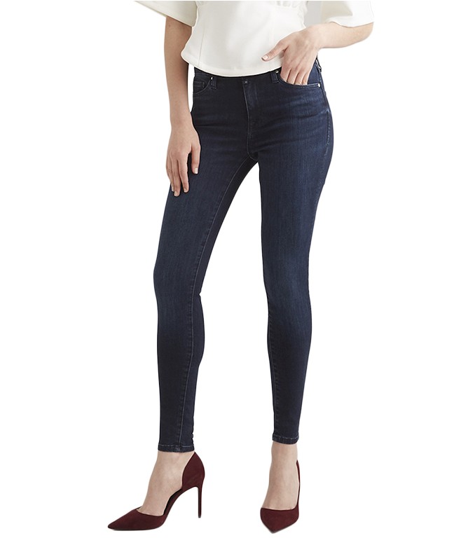 Sophia Blue Black High Waist Jeans