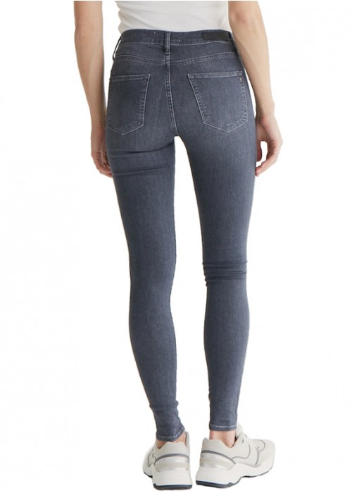 Sophia Smoke Grey High Waist Jeans